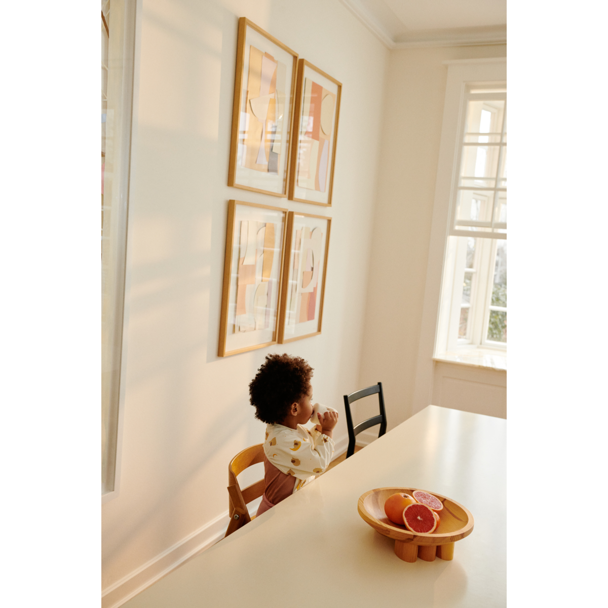 LIEWOOD Merle Hagesmæk Med Ærmer Og Print - Elephant / Creme de la creme - Spiseforklæde