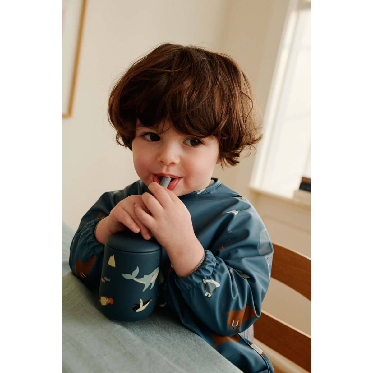 LIEWOOD Ellis Tudekop Med Print - Arctic Sea / Ocean view - Kop