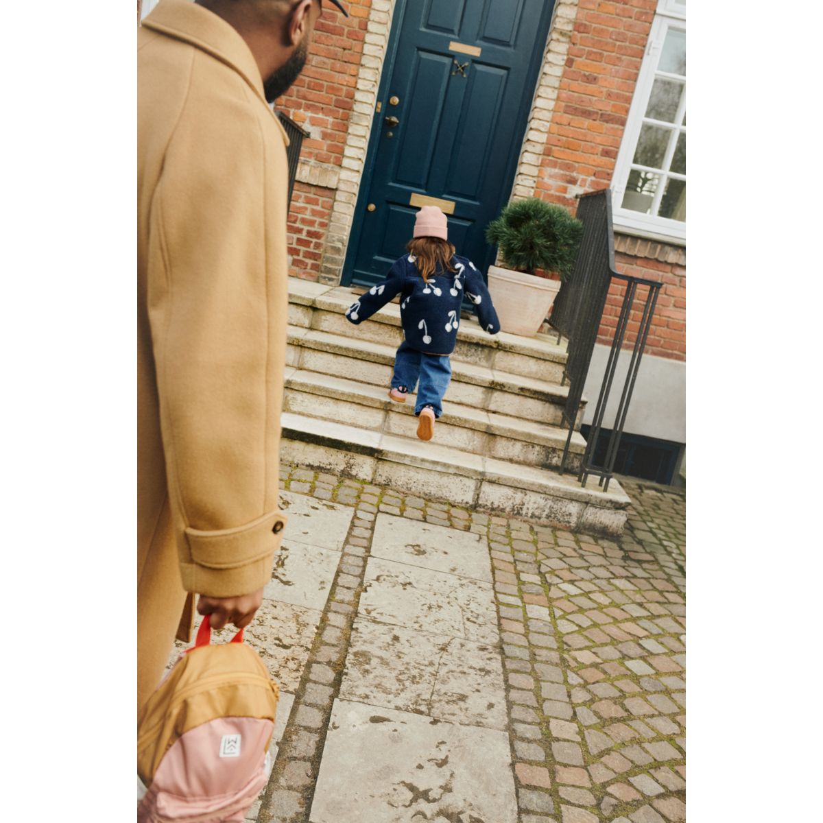 LIEWOOD Noam Fleecejakke - Cherry blossom / Classic navy - Jakker