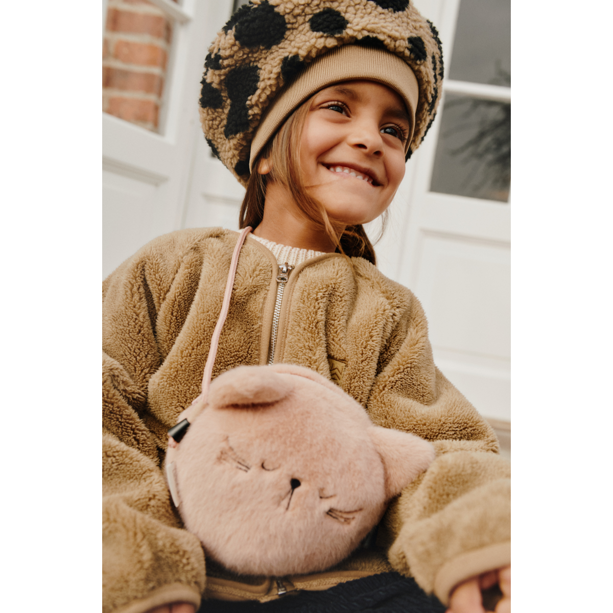 Calina Fleecejakke - Oat