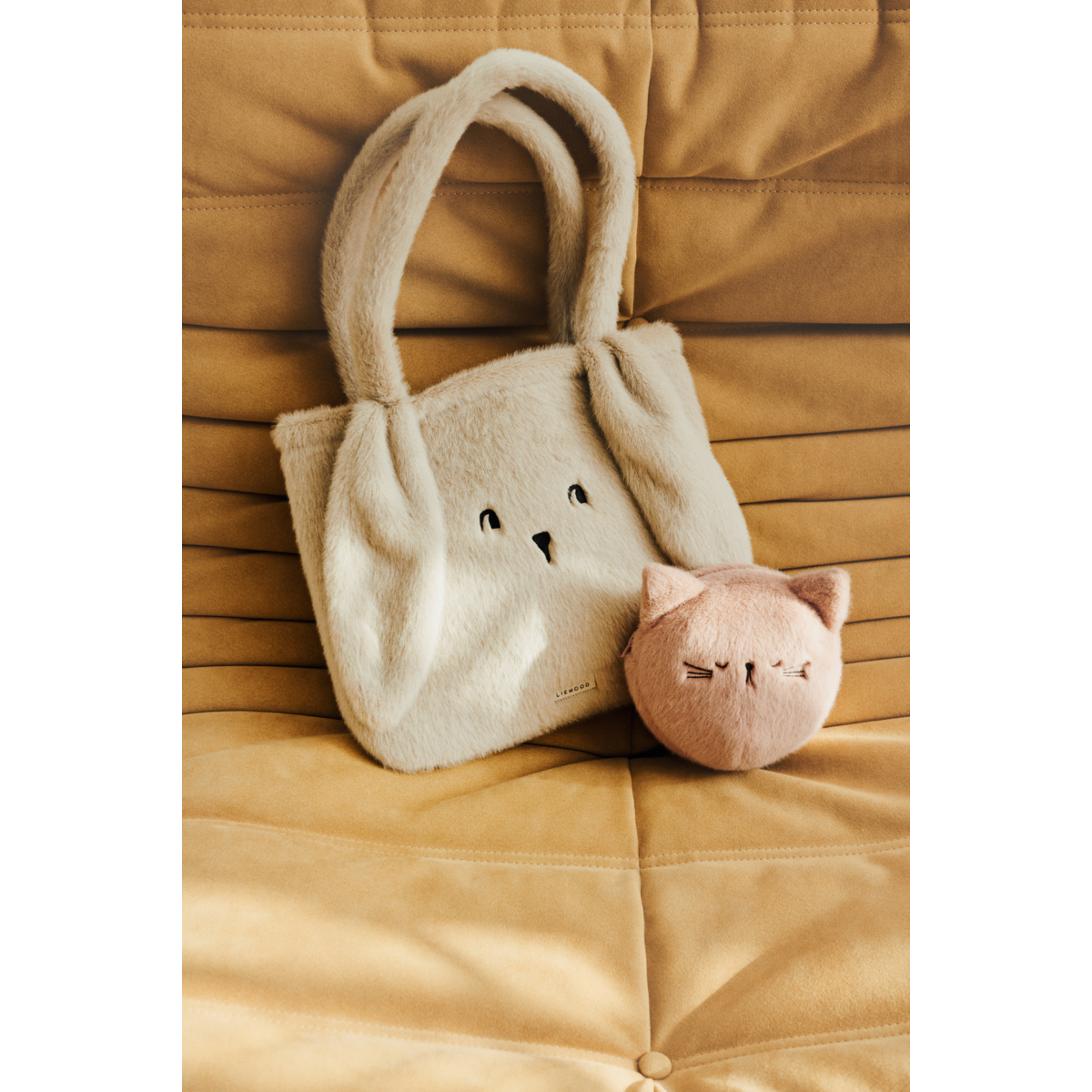Liewood Lexi Plush Rabbit Tote bag - Mist - TOTEBAG