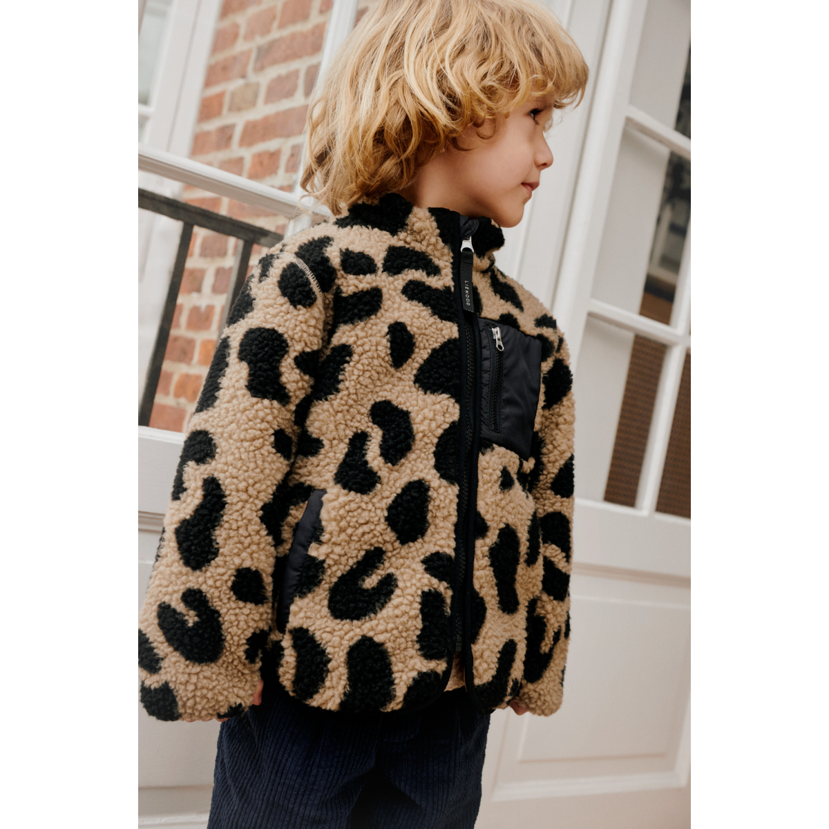 LIEWOOD Nolan Fleecejakke - Mega leo / oat mix - Jakker