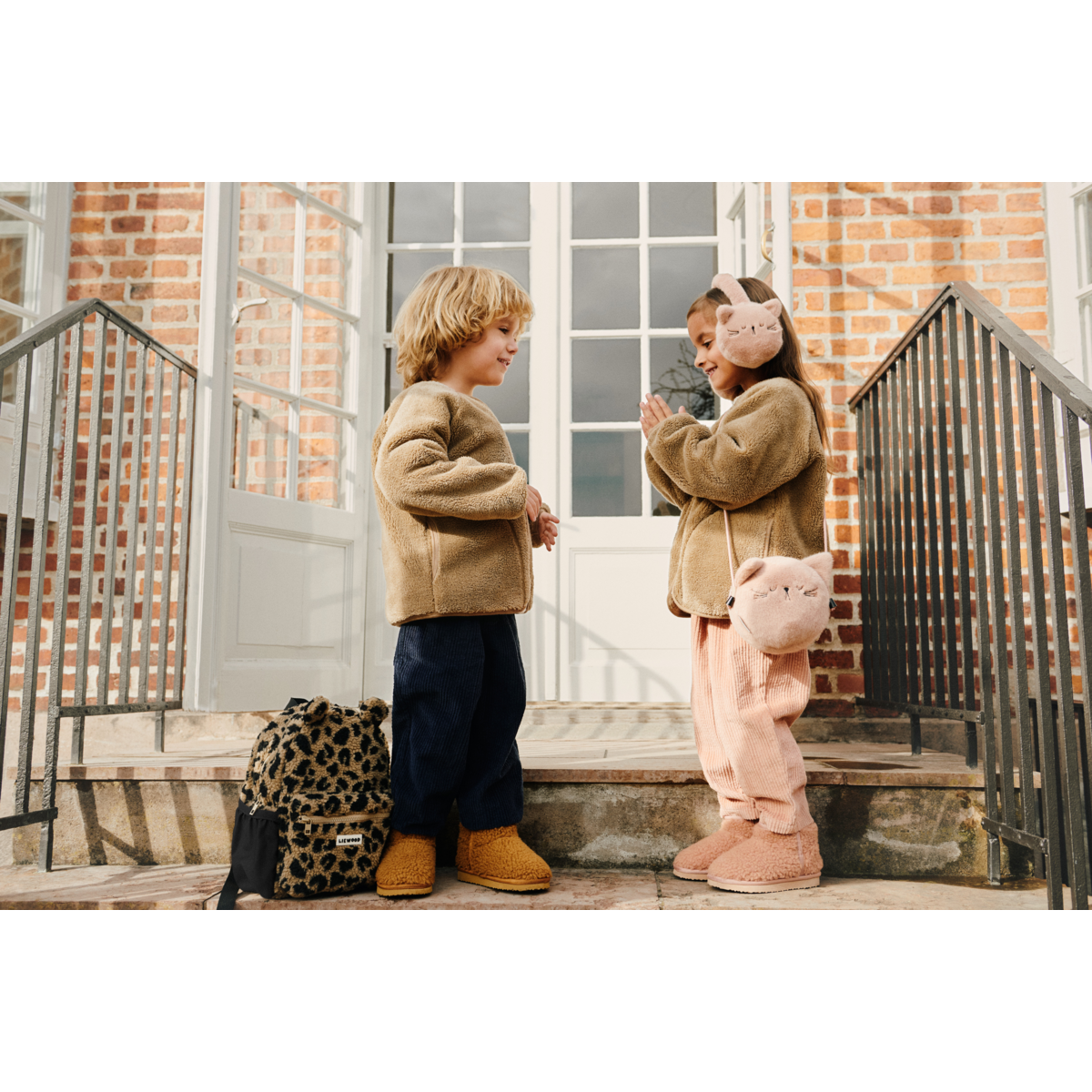 Liewood Timothy Plush Ear Warmers - Pale tuscany - EAR WARMERS