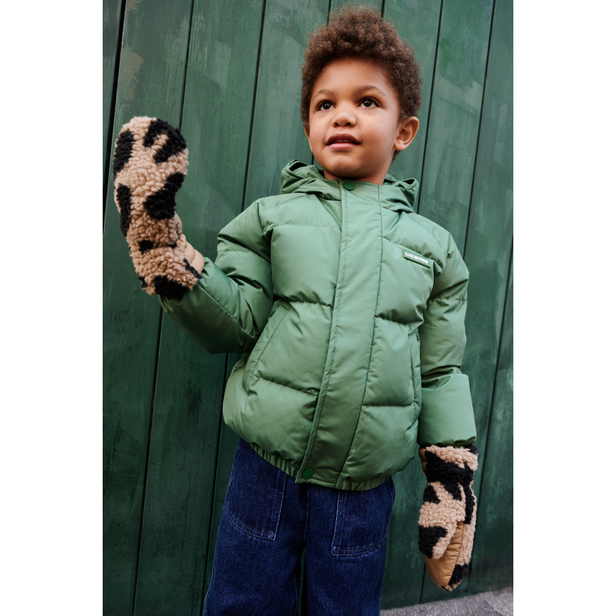 LIEWOOD Grethe Fleecehandsker - Mega leo / oat mix - Handsker