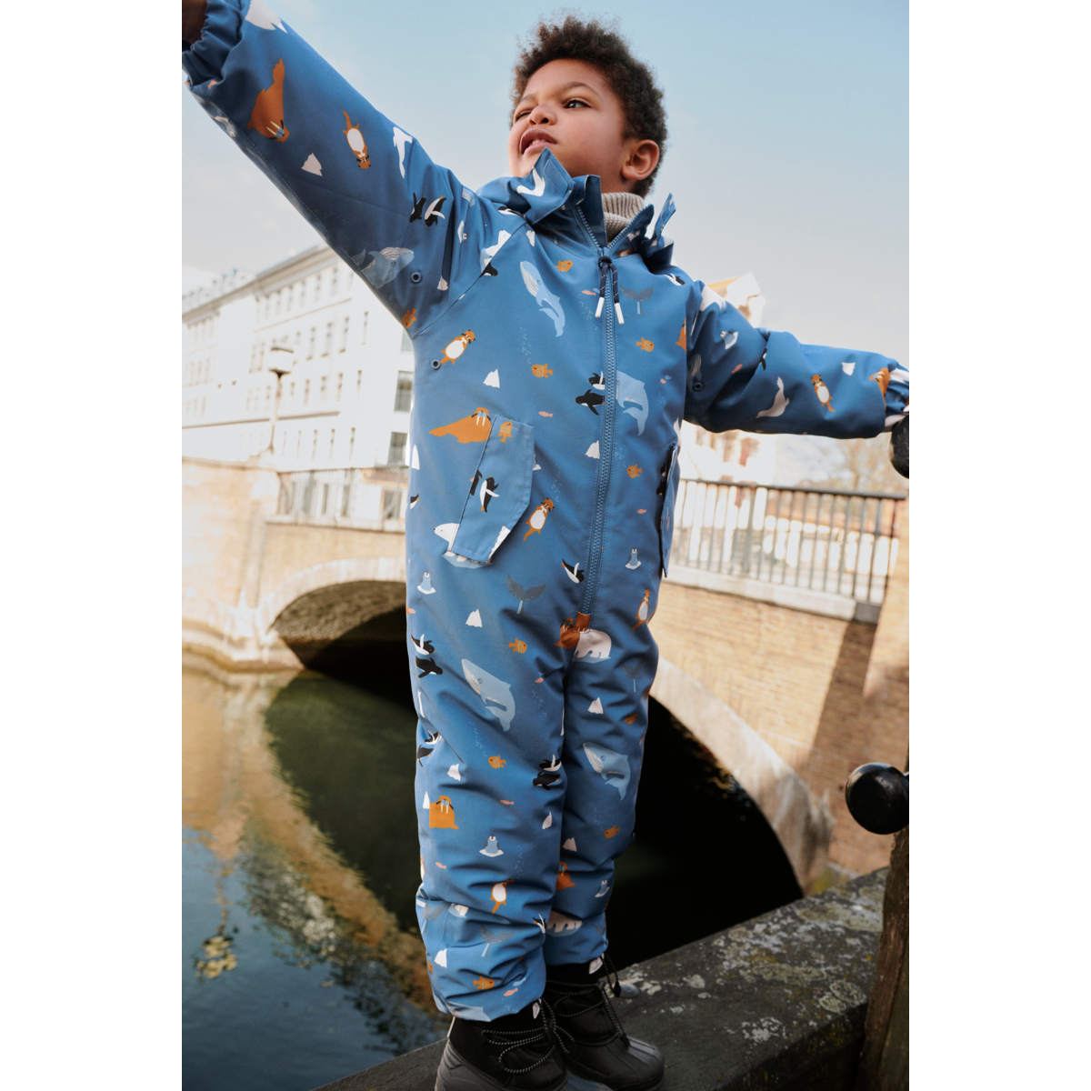 LIEWOOD MADDY Flyverdragt - Arctic Sea / Ocean view - SUIT