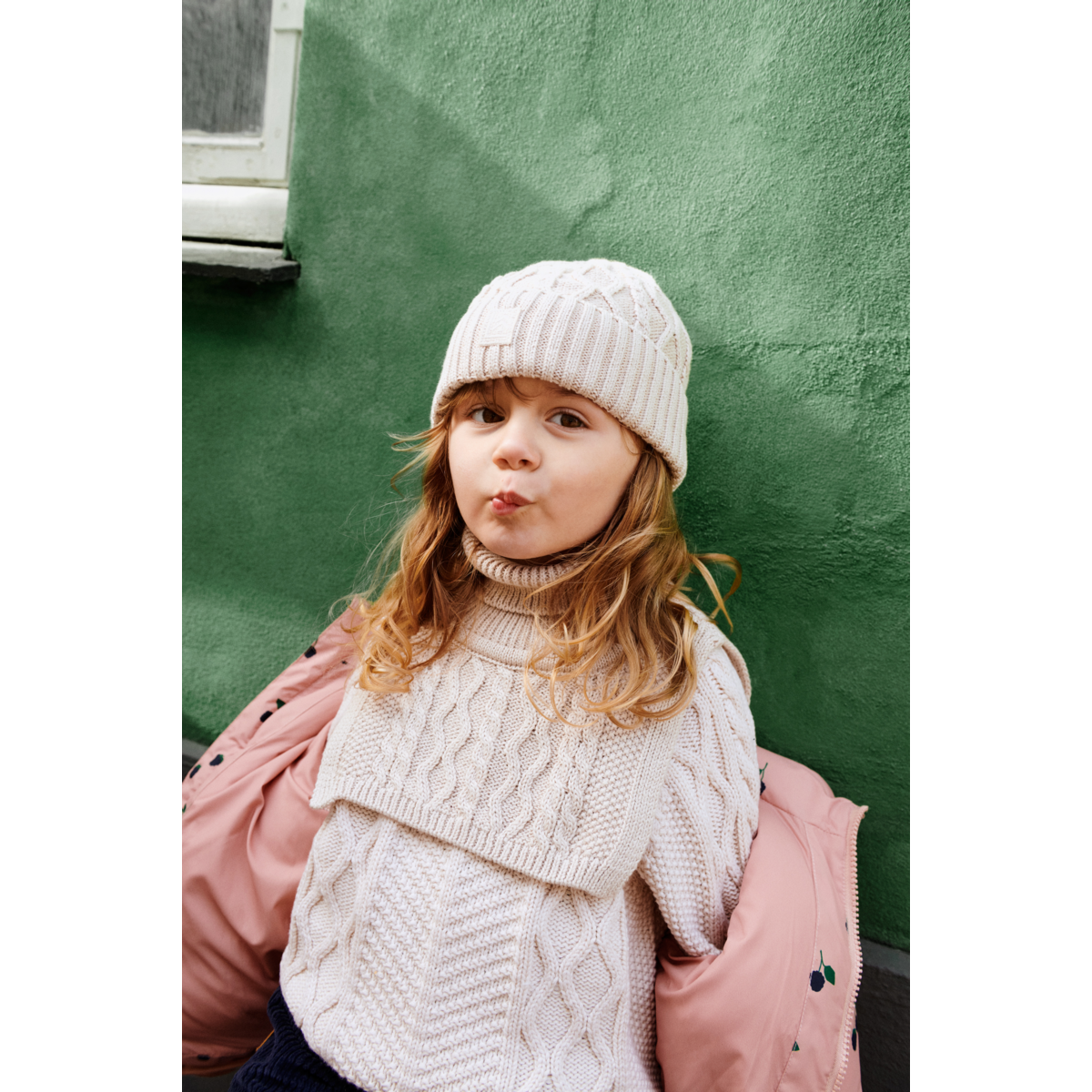 LIEWOOD EZRA Kabelstrikket Hue - Sandy - Hatte & Kasketter