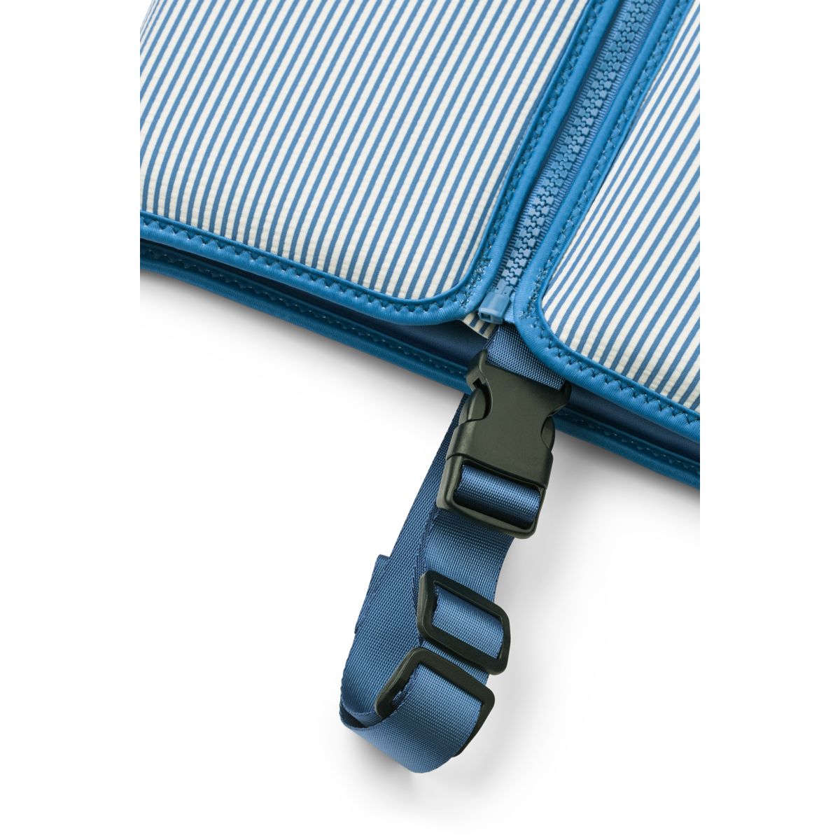 DOVE Badevest i bæk-og-bølge - Y/D stripe Riverside / Creme de la creme