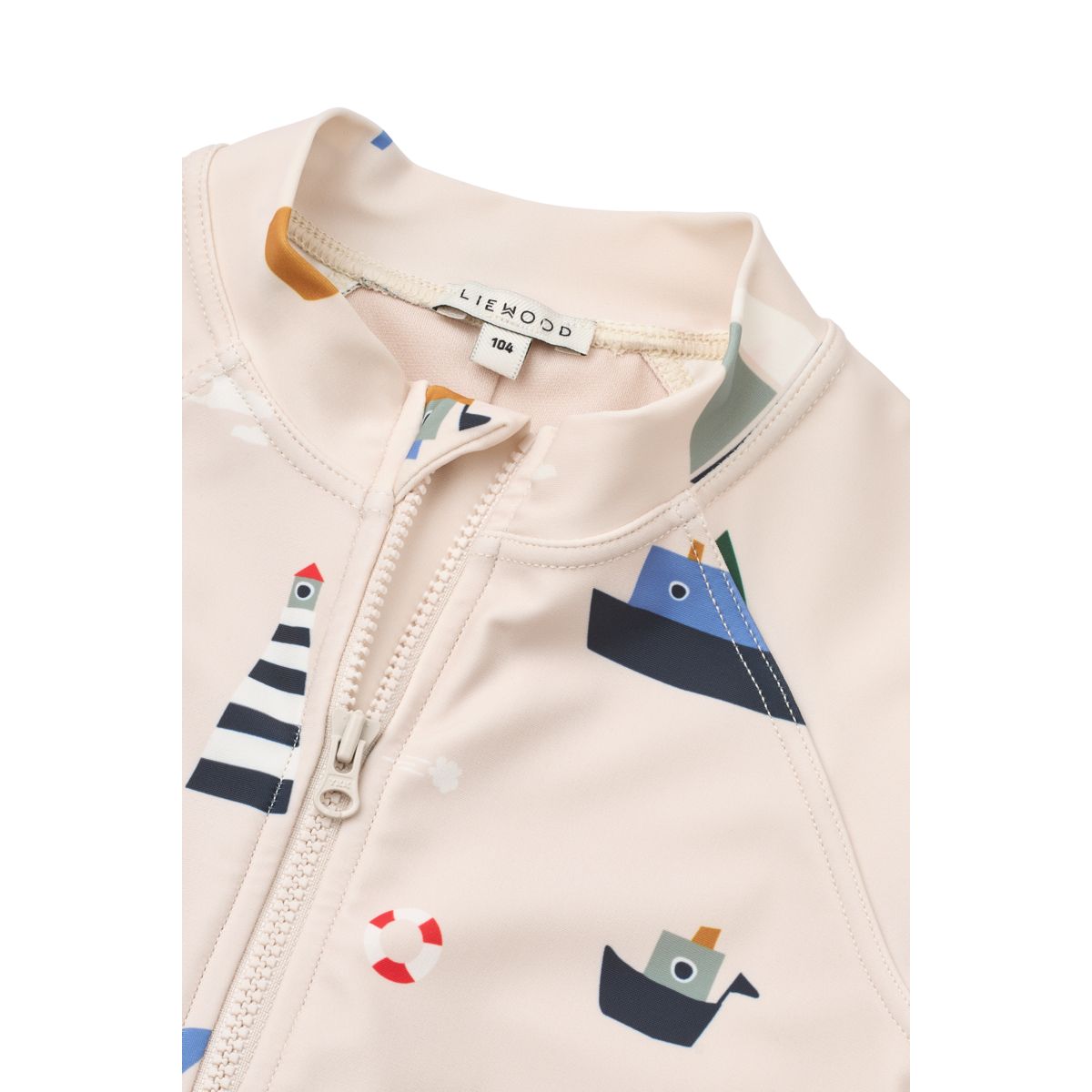 MAX Langærmet Badeheldragt - Sailing / Sandy