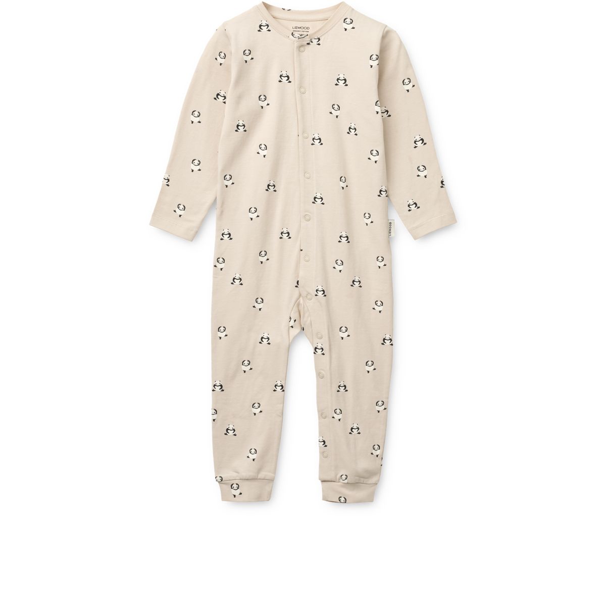 LIEWOOD BIRK Mønstret Natdragt - Mini panda / Sandy - Pyjamas Jumpsuits