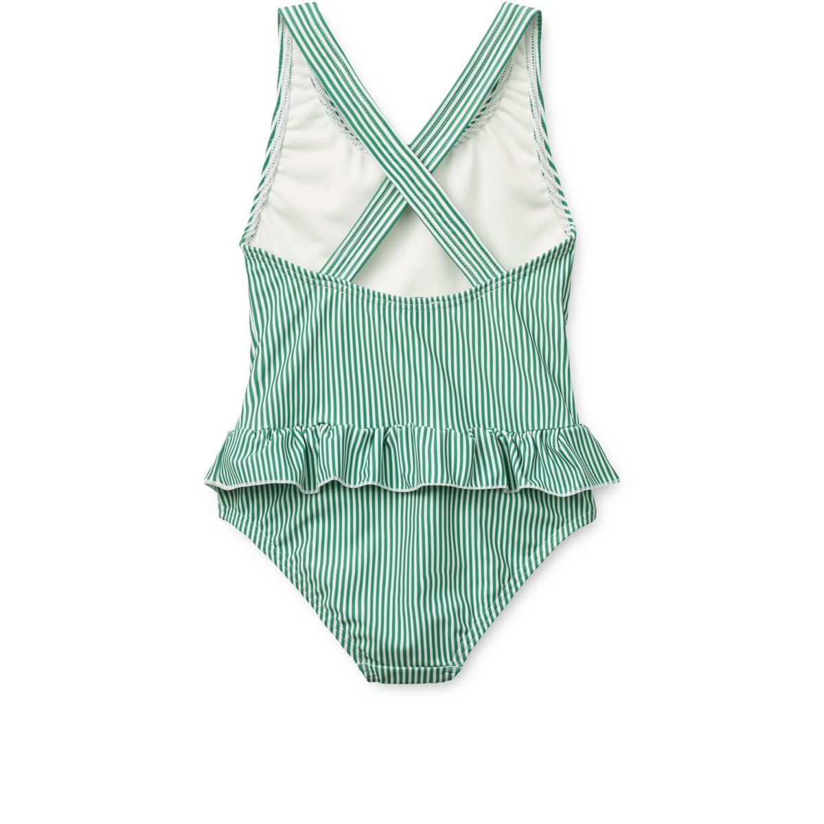 LIEWOOD AMARA Stribet Badedragt - Bright garden / Creme de la creme - Badedragt