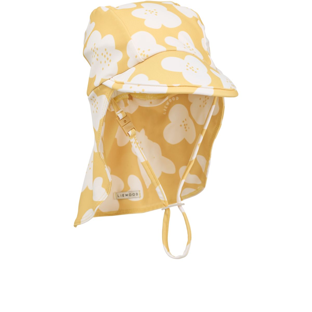 LIEWOOD Cecilia Badehat - Flower / Lemon yellow - BADEHÆTTE