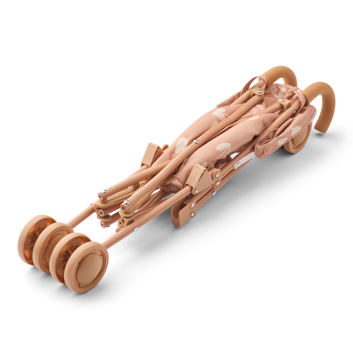 LIEWOOD Elsie Klapvogn til Dukker - Sweethearts / Pale tuscany - FORUDSÆT SPIL