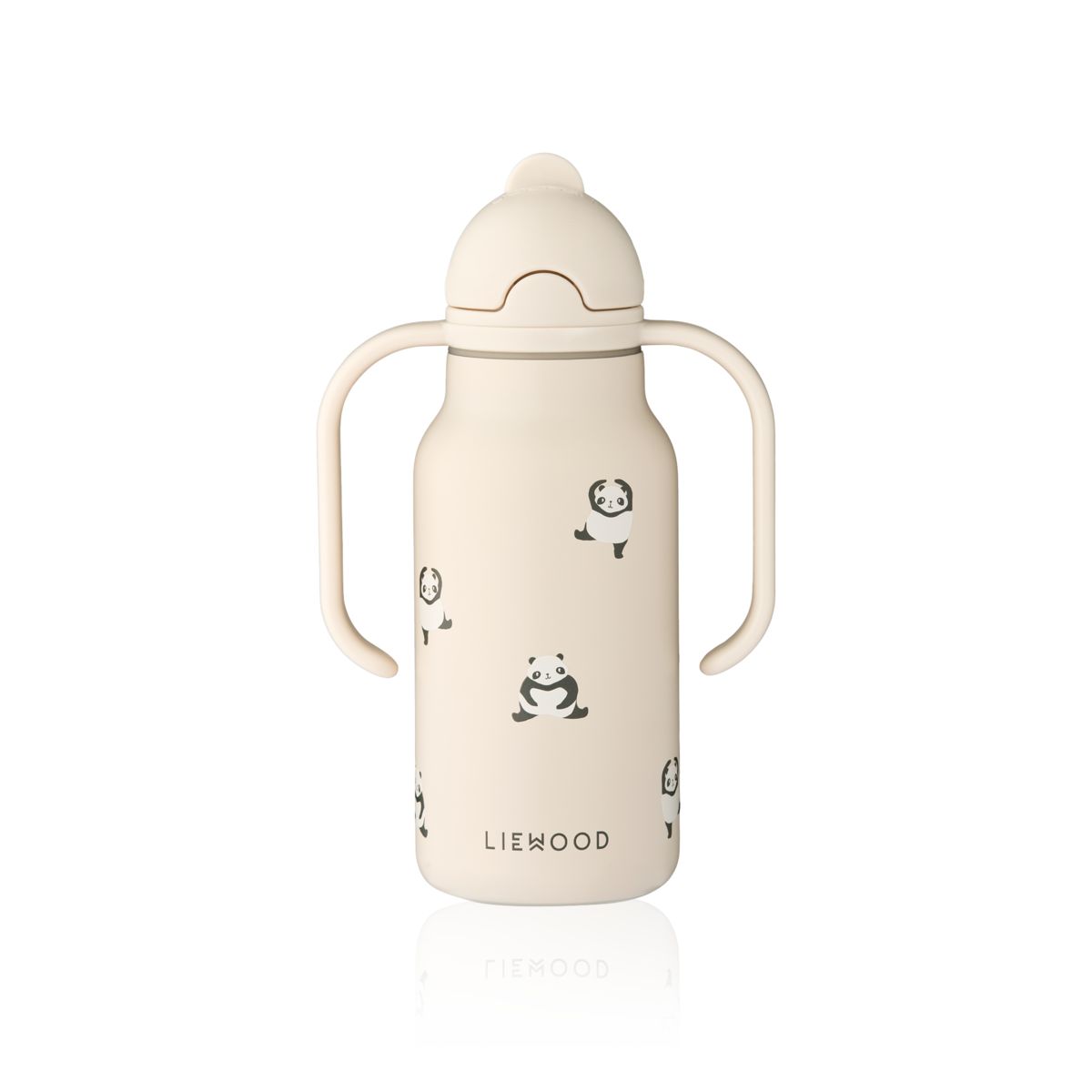 Liewood Kimmie Steel Water Bottle 250 Ml - Mini panda / Sandy - WATER BOTTLE