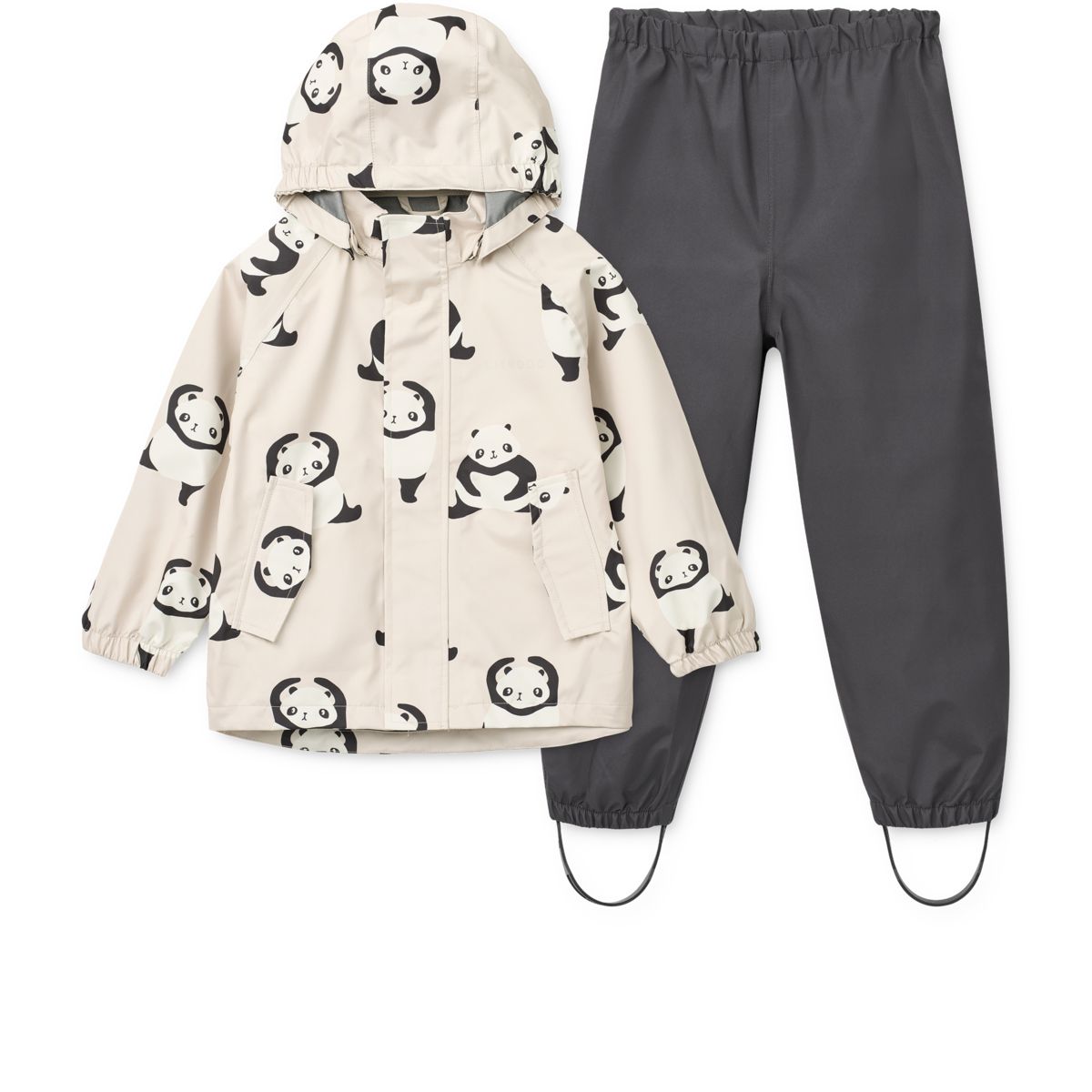 Liewood Pedia Rainwear Set - Panda / Sandy - SET