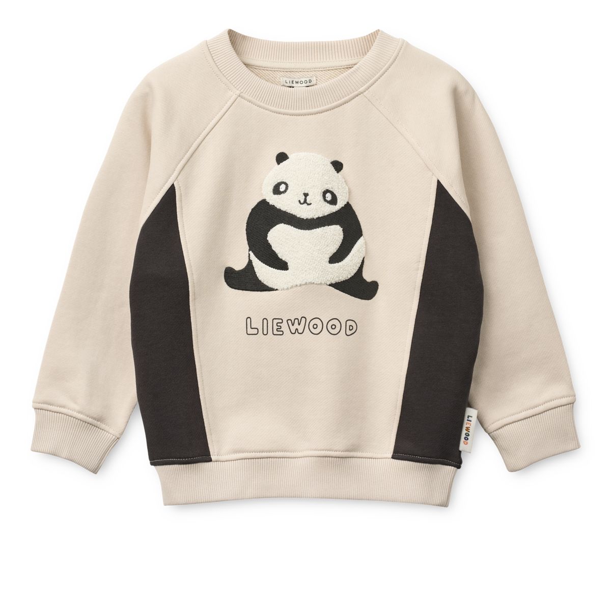 LIEWOOD AUDE Sweatshirt med print - Panda / Sandy / dark grey - Sweatshirts