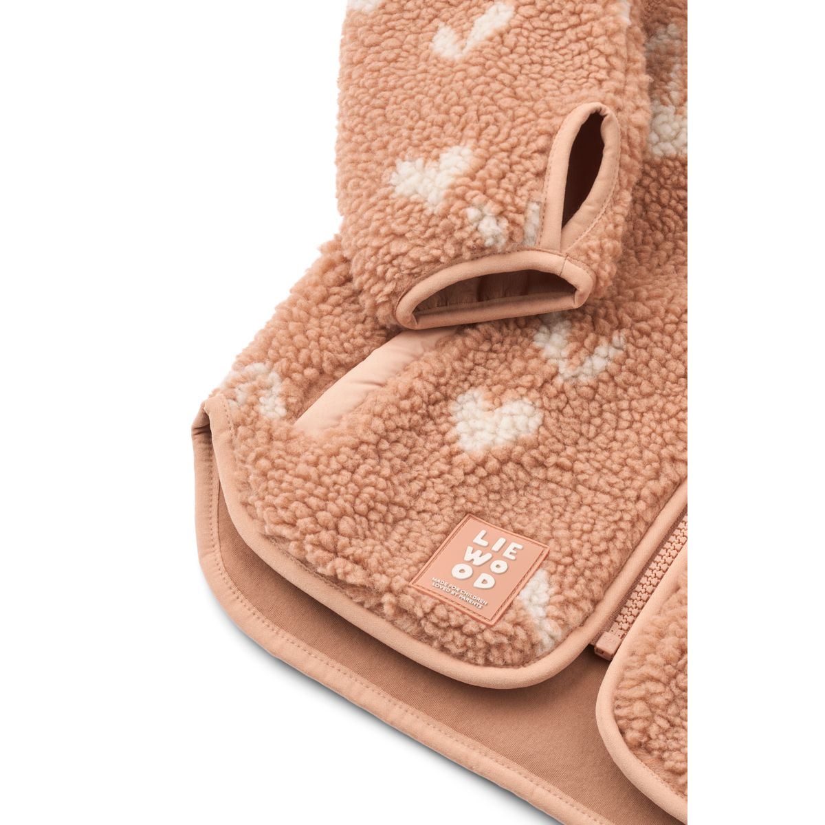 Liewood Nolan Pile Jacket - Sweethearts / Pale tuscany - JACKET