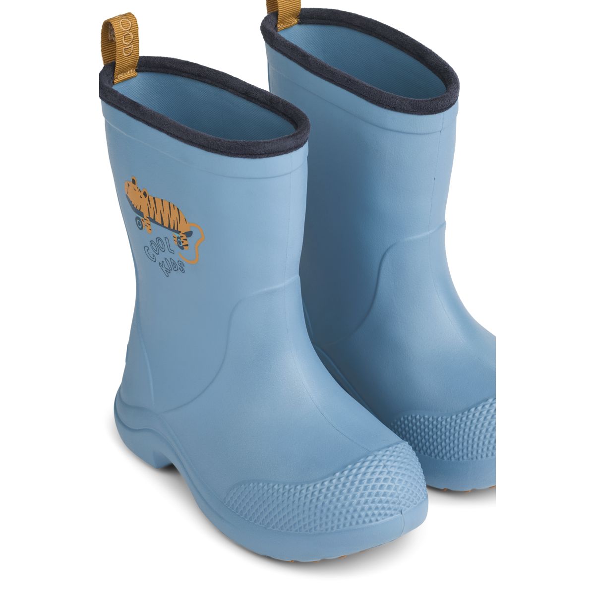 LIEWOOD ASTON Gummistøvler - Tiger / Beach blue - RAIN BOOTS