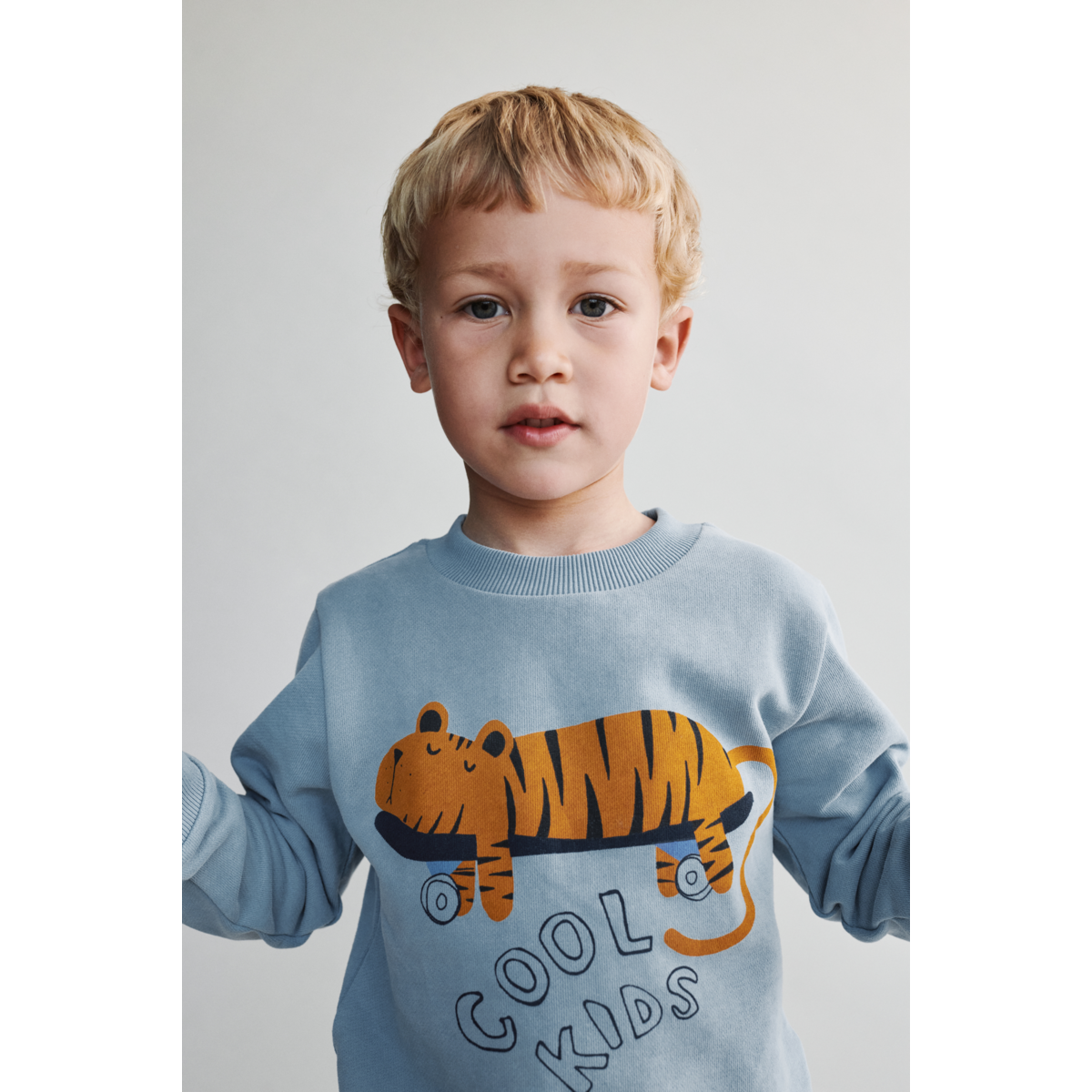 Liewood Thora Sweatshirt - Tiger / Beach blue - SWEATSHIRT