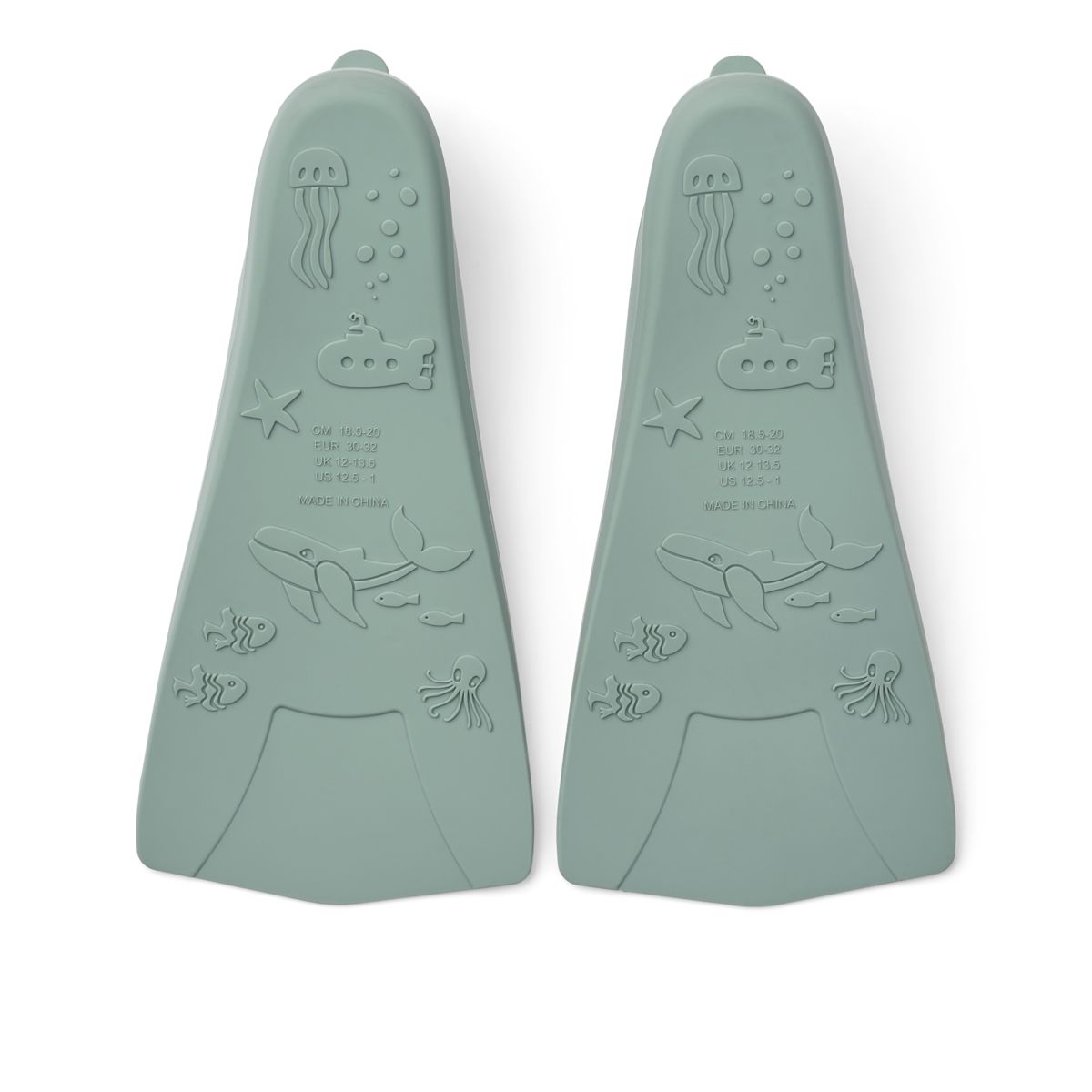Liewood Gustav Swim Fins - Sea / Peppermint - SWIM FINN