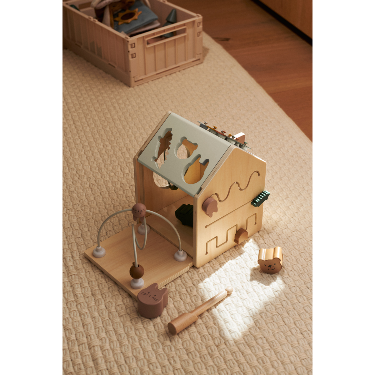 LIEWOOD LUCAS Aktivitetskube - Tuscany rose multi mix - AKTIVITETSLEGETØJ