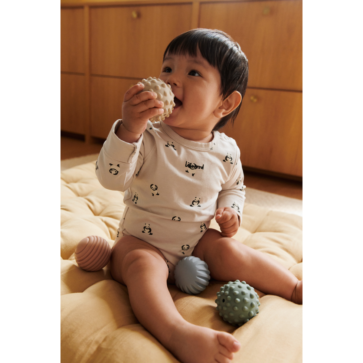 LIEWOOD Dorian Babysansebolde - Beach blue multi mix - Bold