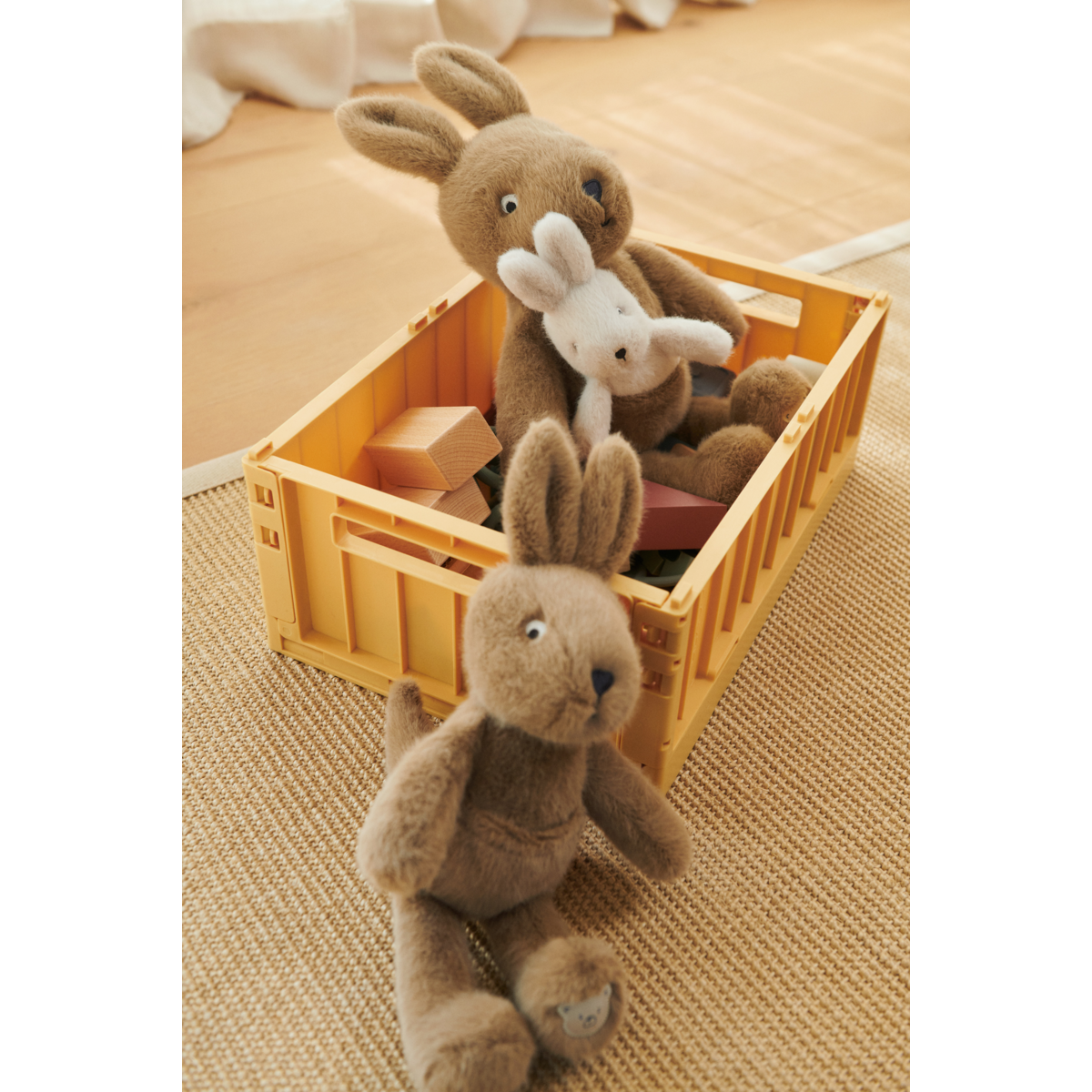 LIEWOOD KELLY & Baby Kængurubamse - Dune - Pile & Fleece