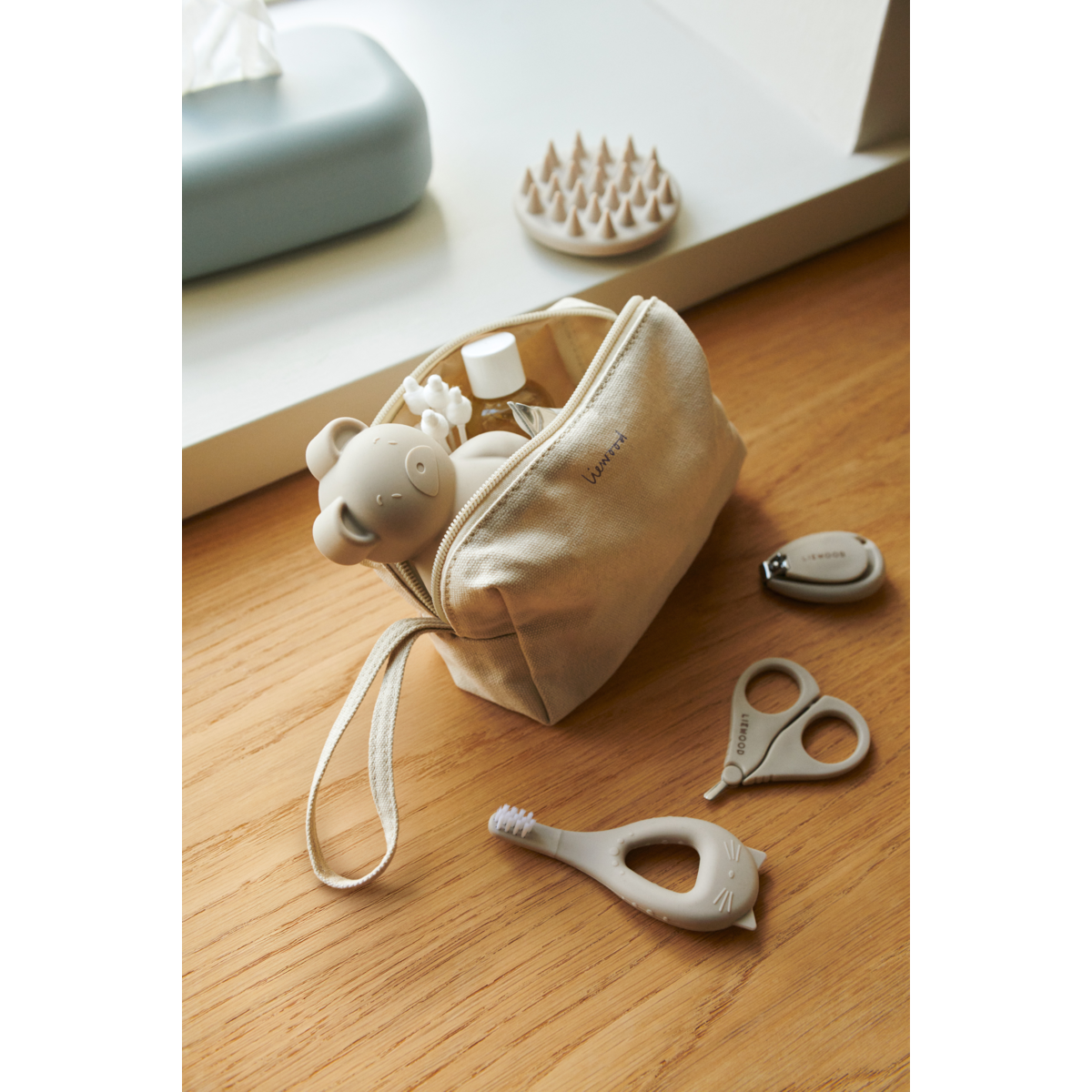 LIEWOOD CALISTA Babyplejesæt - Sandy - Bad & hygiejne