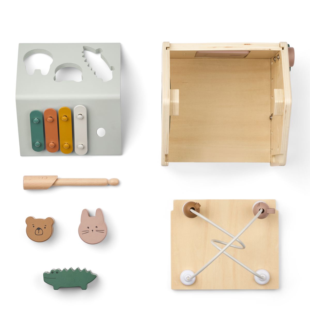 LIEWOOD LUCAS Aktivitetskube - Tuscany rose multi mix - AKTIVITETSLEGETØJ