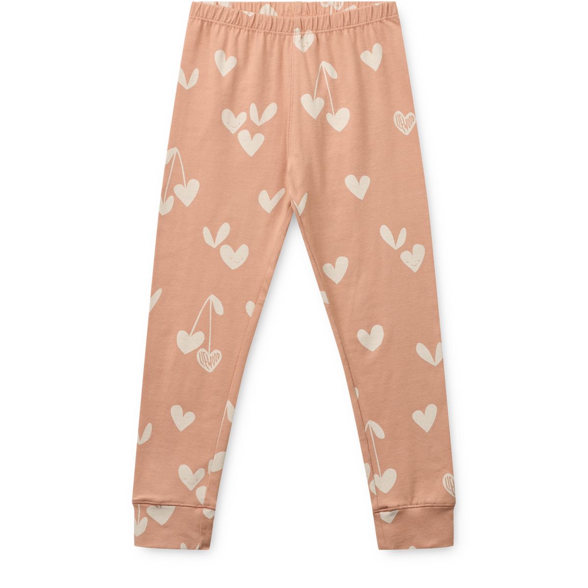 LIEWOOD WILHELM Pyjamas Med Print - Heart / Sweetheart / Pale tuscany / mix - Pyjamassæt