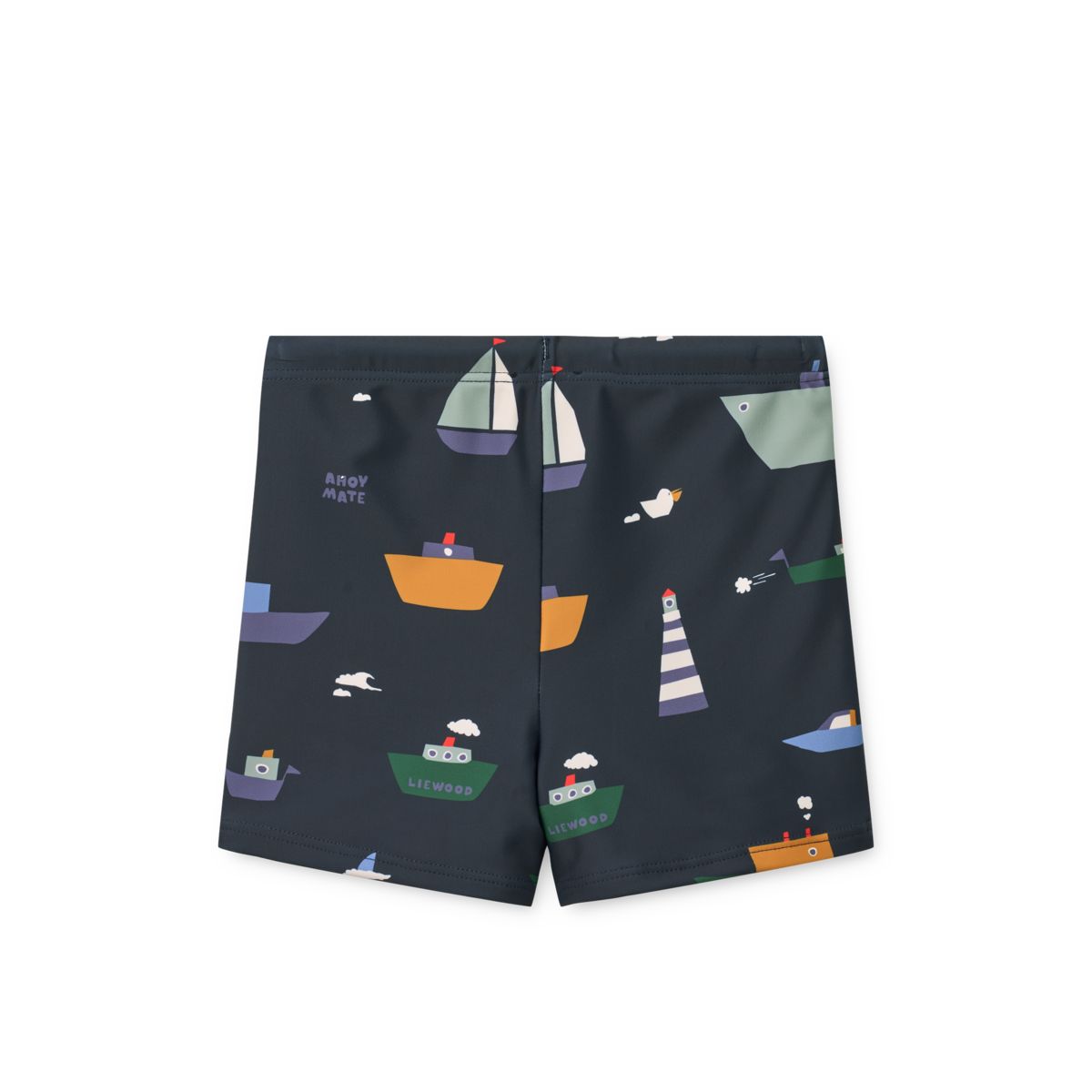 LIEWOOD Otto Mønstrede Badebukser - Sailing / Classic navy - Badebukser