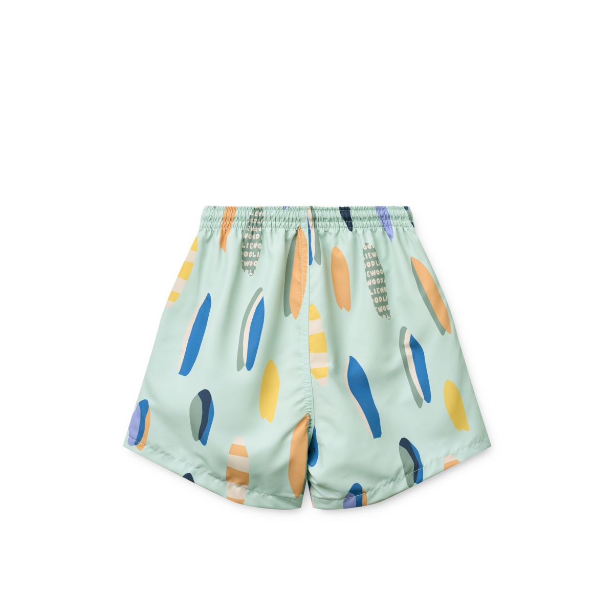 LIEWOOD Duke Badebukser med print - Boards / Light peppermint - Badeshorts