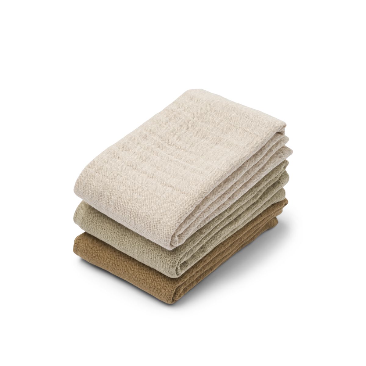 Liewood Lewis Muslin Cloth 3-pack - Sandy mix - MUSLIN CLOTH