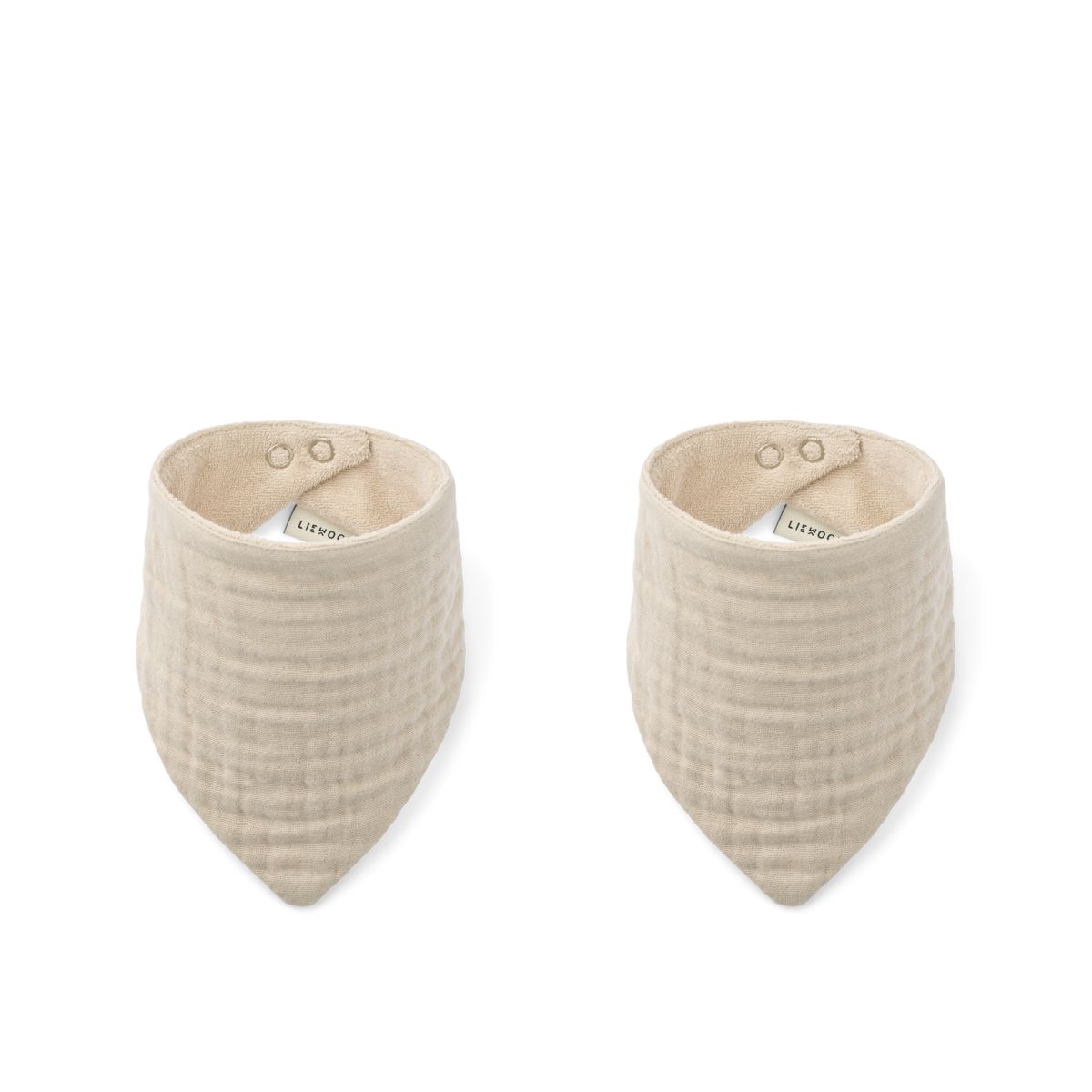 LIEWOOD Andrea Hagesmæk 2 stk - Sandy - TÆNDER BIB