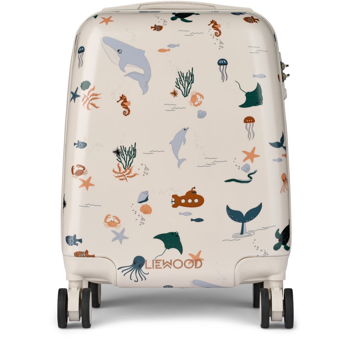 LIEWOOD Norelle Hardcase Kuffert - Sea creature / Sandy - Rejsetaske
