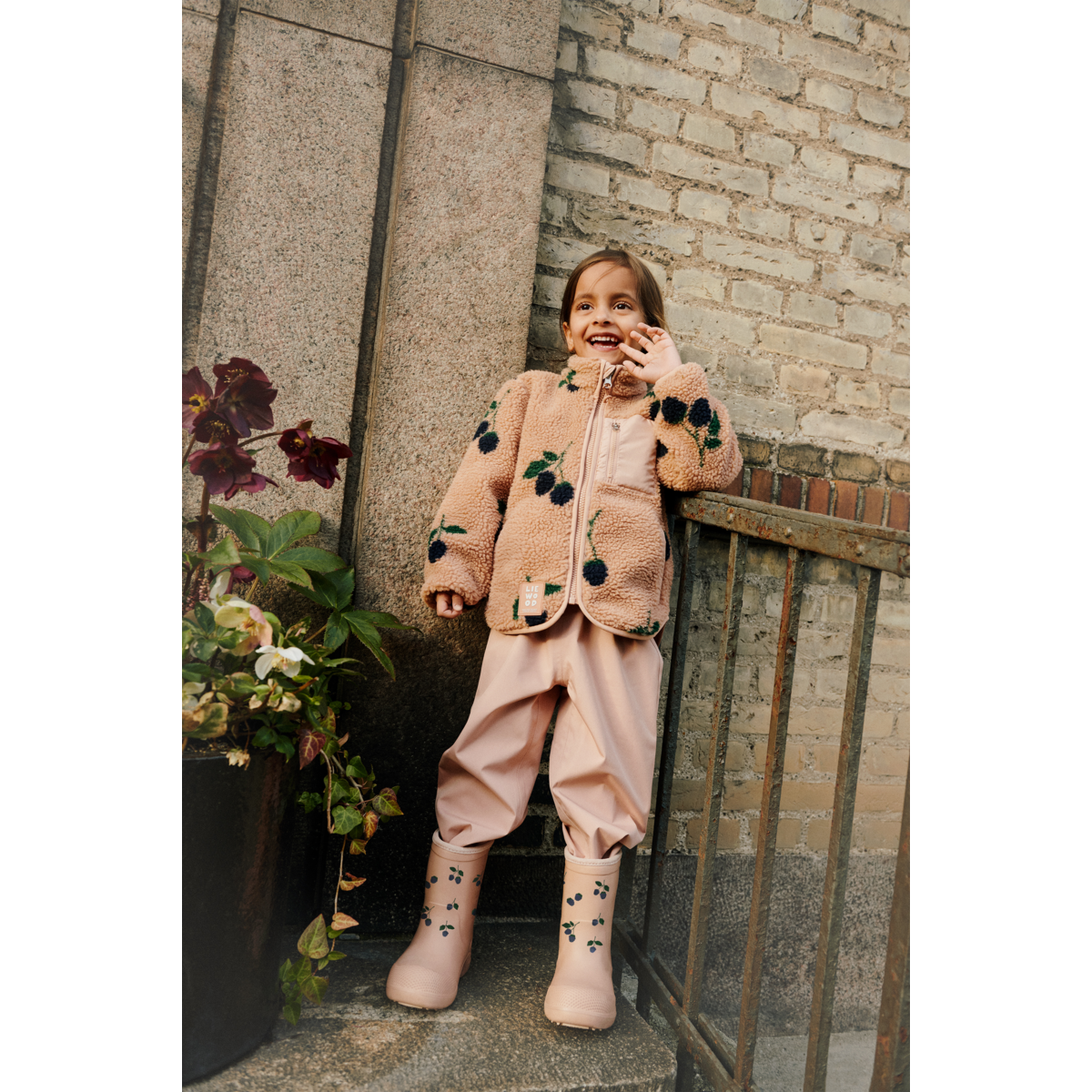 LIEWOOD ASTON Gummistøvler - Berry / Pale Tuscany - Gummistøvler