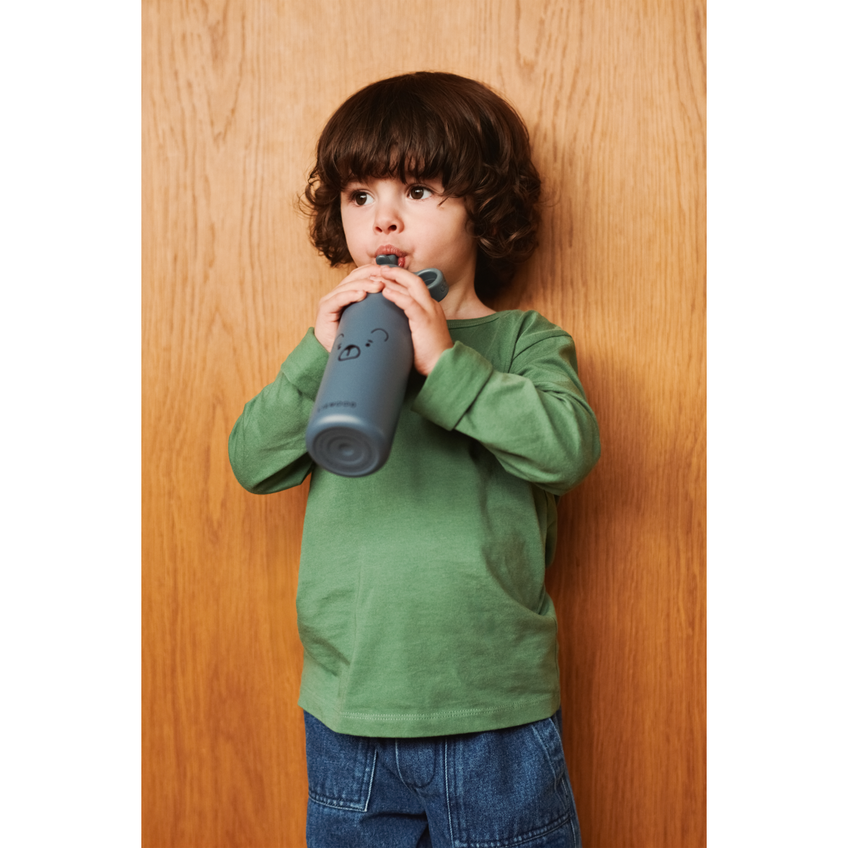 LIEWOOD Falk Vandflaske 350 Ml - Mr bear whale blue - Vandflaske