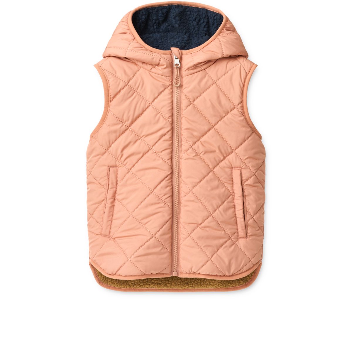 LIEWOOD Diana vendbar vest - Tuscany rose / Midnight navy - Vest
