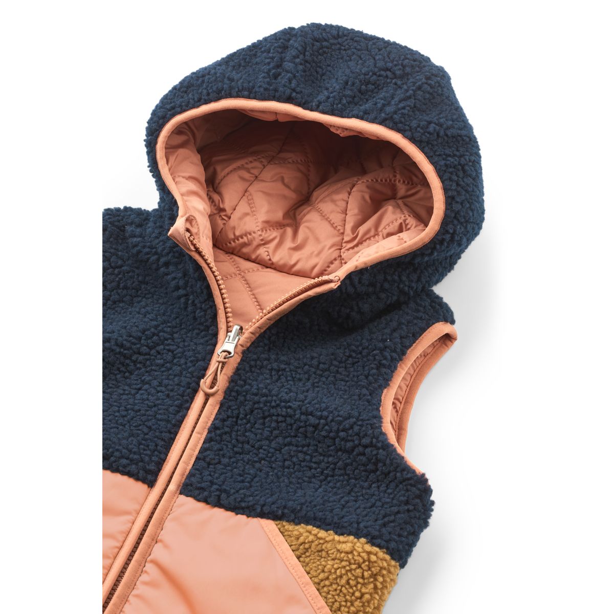 LIEWOOD Diana vendbar vest - Tuscany rose / Midnight navy - Vest