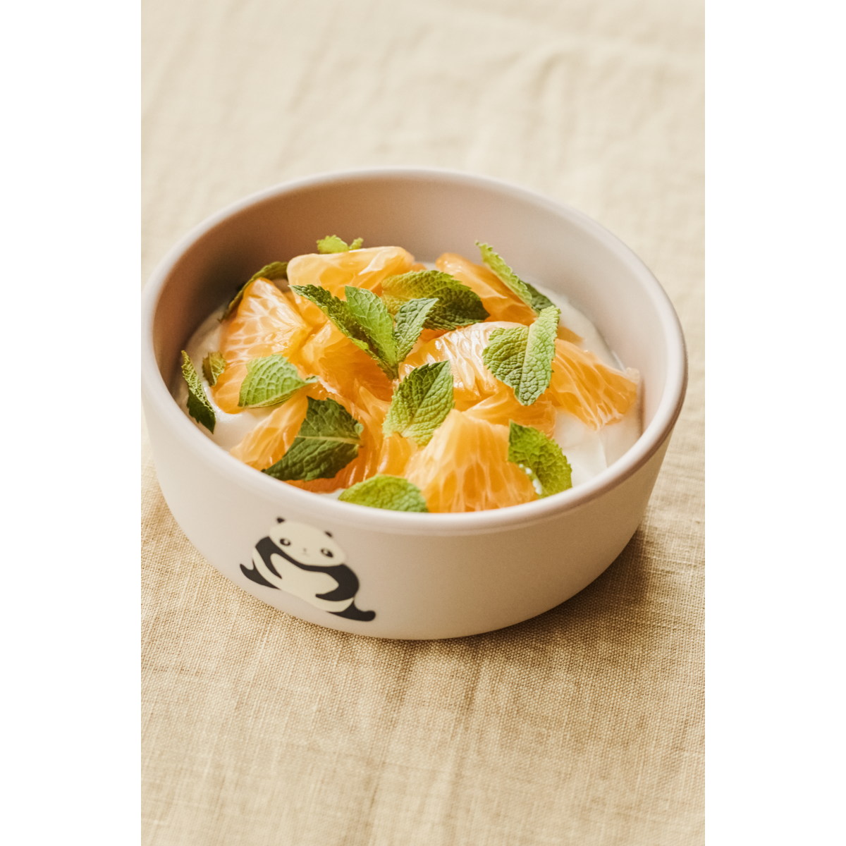 LIEWOOD Vivi Service i Silikone - Panda / Sandy - Børneservice sæt