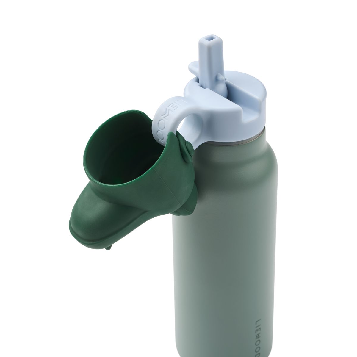 FALK Drikkedunk med Krokodillelåg 350 ml - Peppermint / Garden green