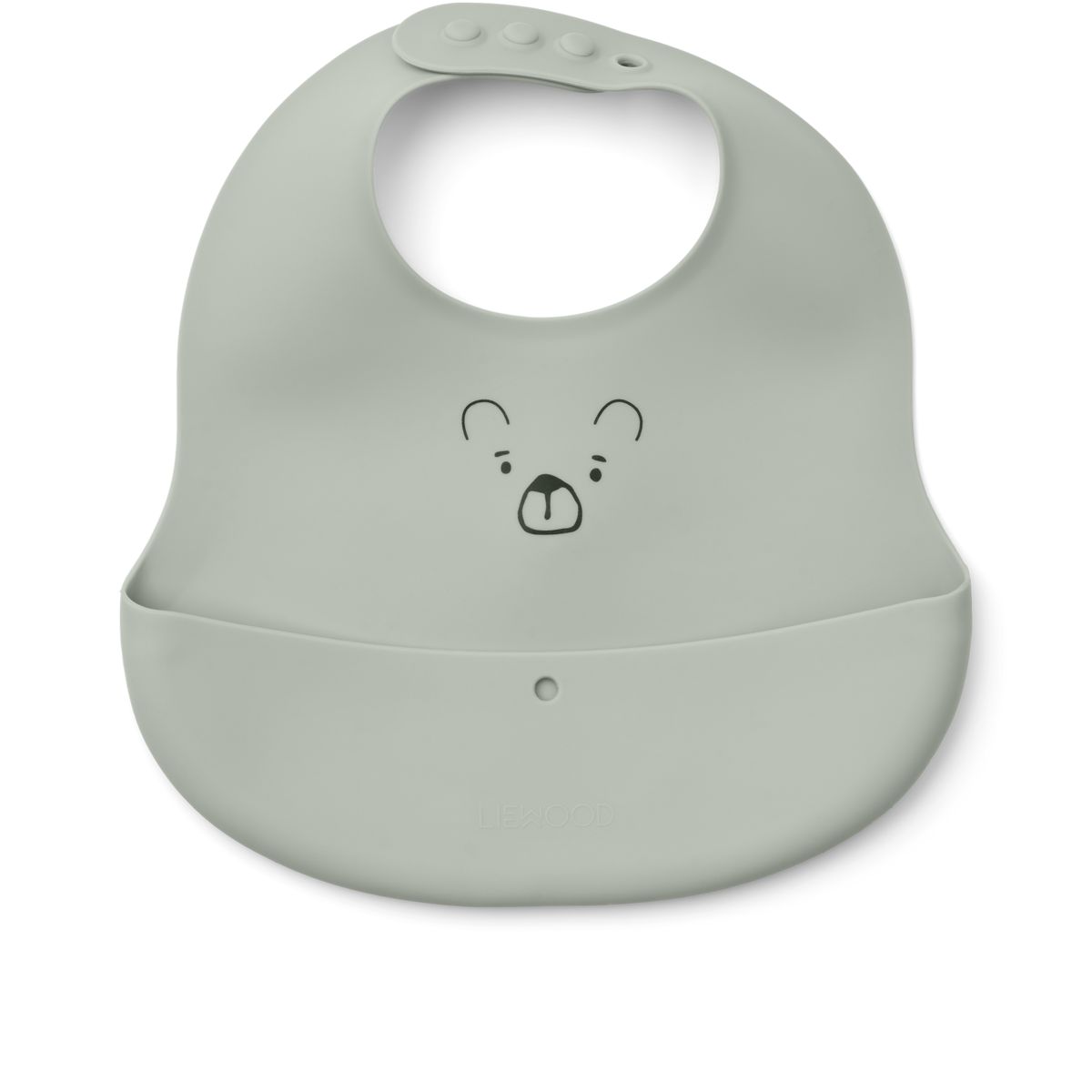 LIEWOOD EMBER Mønstret Hagesmæk 2 stk - Mr Bear dove blue / whale blue - Hagesmæk