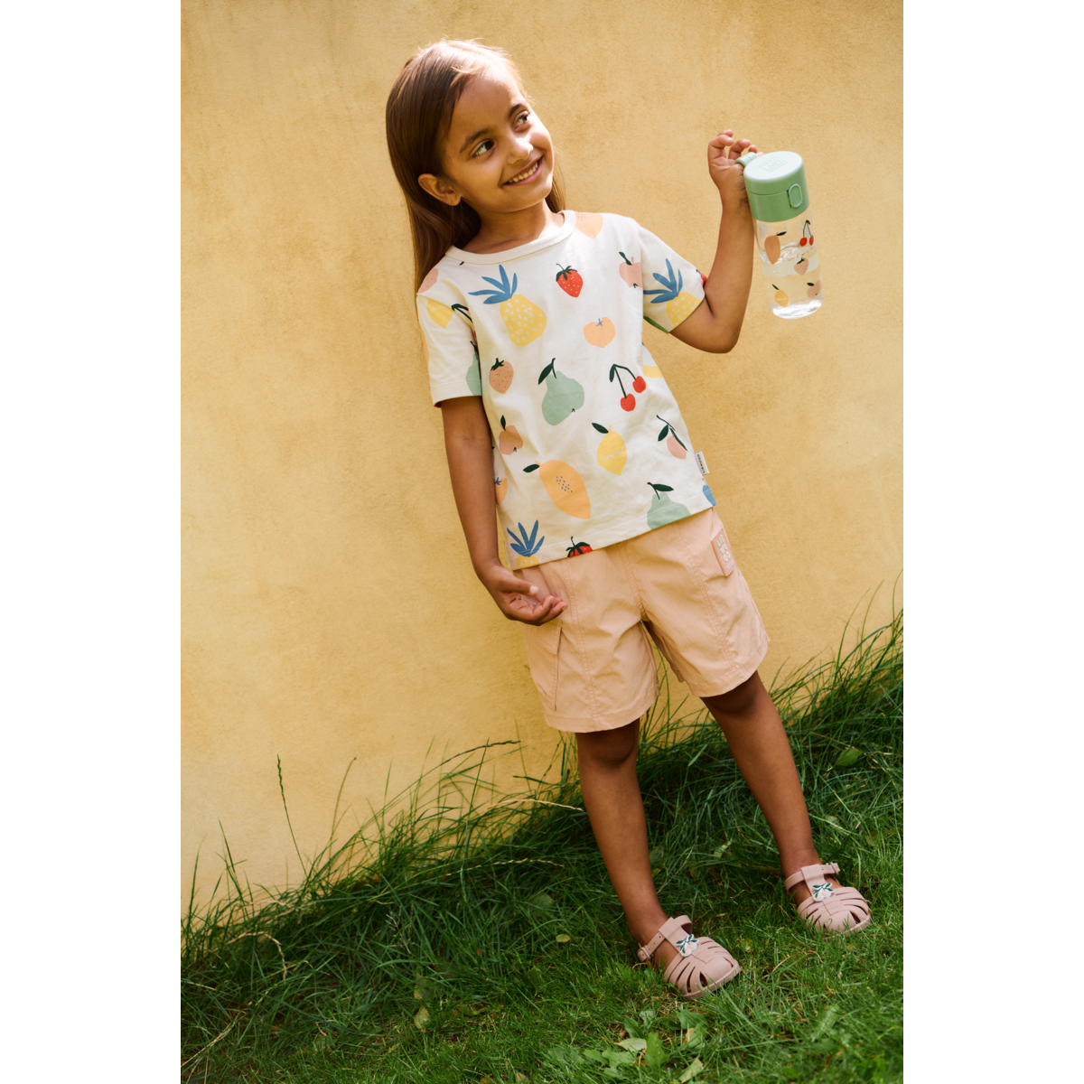 LIEWOOD BRE Sandaler med charms - Peach / Dark rose - Strandsandaler