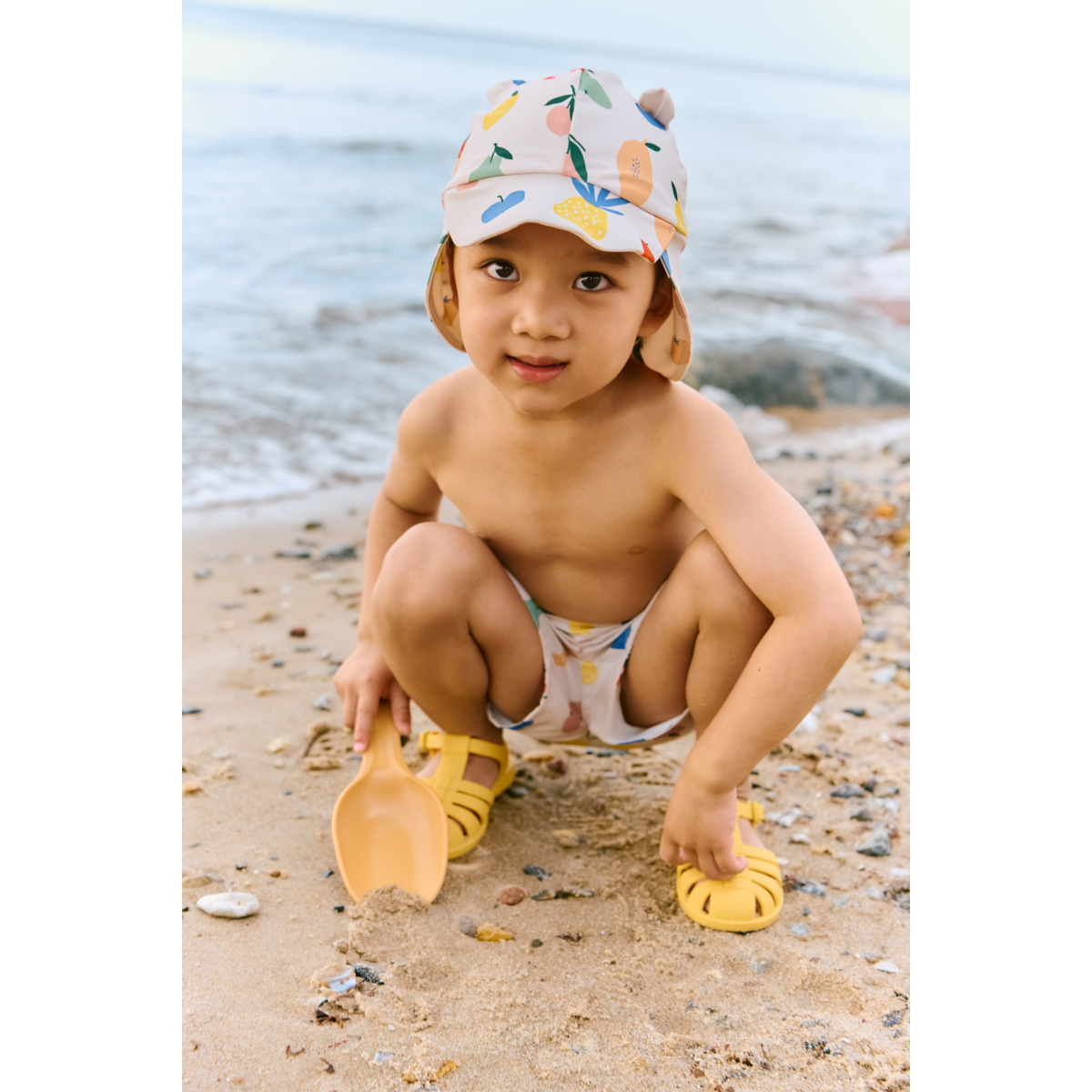 Aiden Badebukser med print - Fruit / Sandy