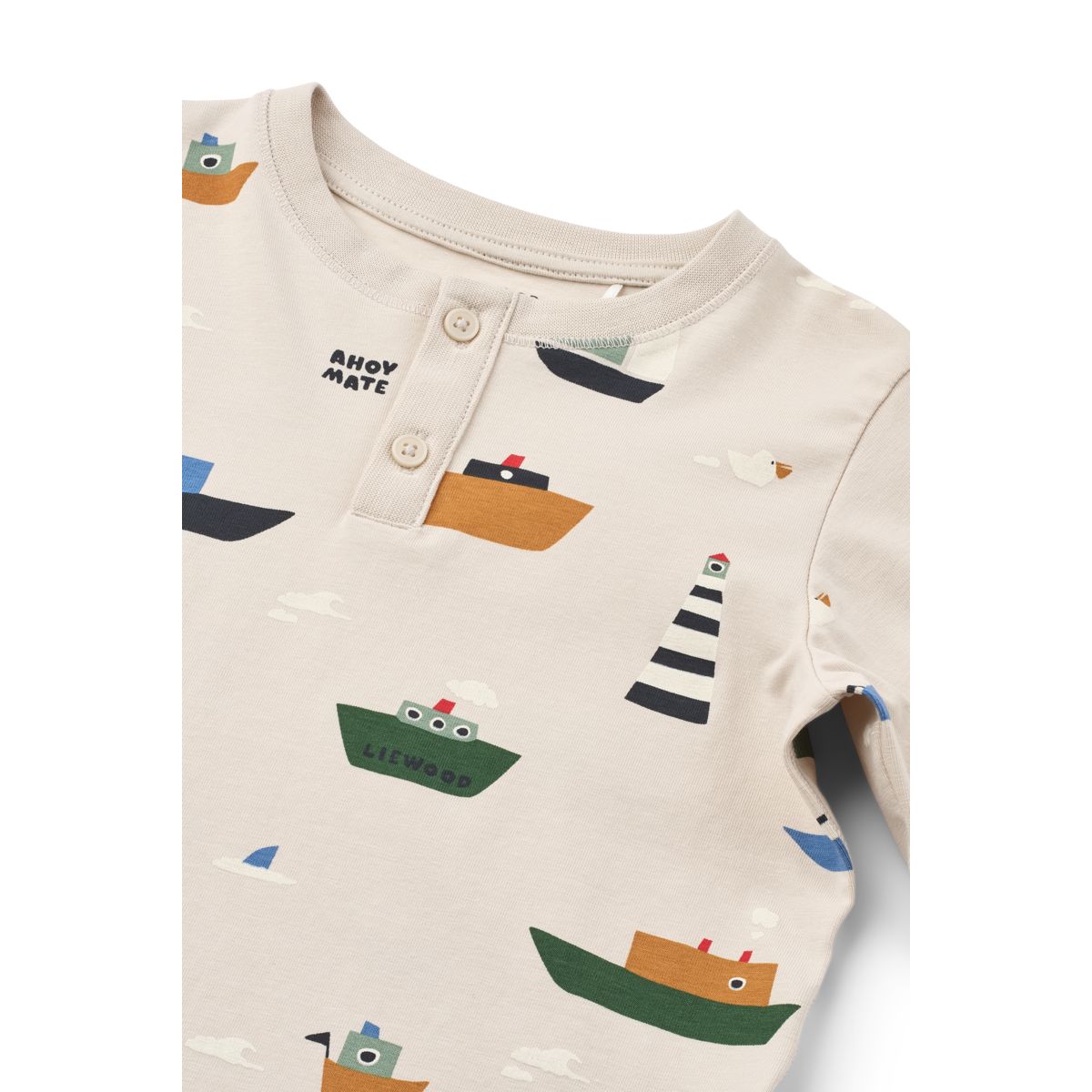 LIEWOOD WILHELM Pyjamas Med Print - Sailing / Sandy - Pyjamassæt