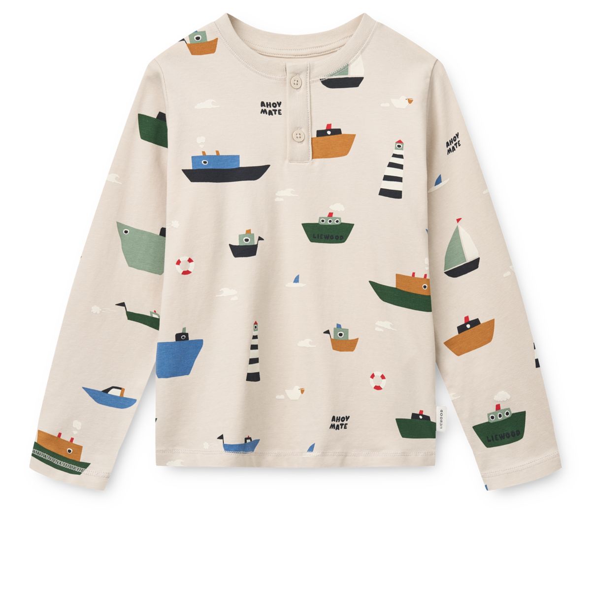 LIEWOOD WILHELM Pyjamas Med Print - Sailing / Sandy - Pyjamassæt