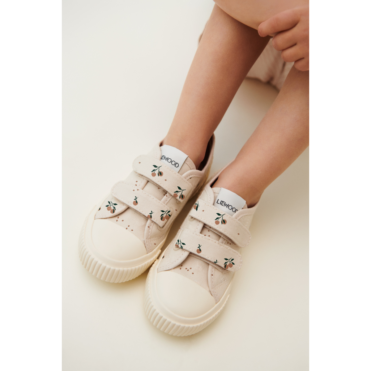 LIEWOOD Kim Lave Kanvassneakers - Peach / Sea shell - Sneakers