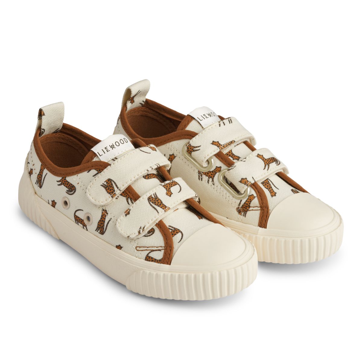 LIEWOOD Kim Lave Kanvassneakers - Leopard / Sandy - Sneakers