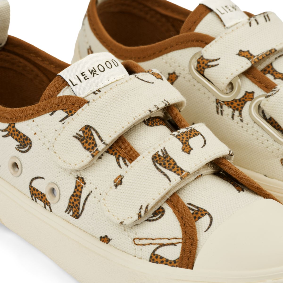 LIEWOOD Kim Lave Kanvassneakers - Leopard / Sandy - Sneakers
