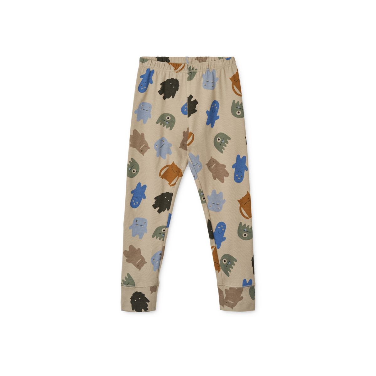 LIEWOOD Wilhelm Pyjamassæt Med Print - Monster / Mist - Pyjamassæt