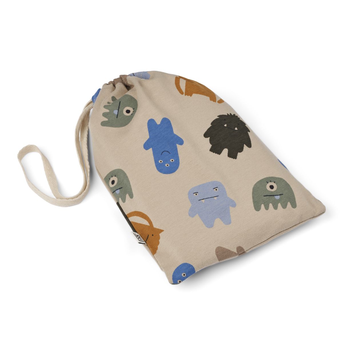 LIEWOOD Wilhelm Pyjamassæt Med Print - Monster / Mist - Pyjamassæt